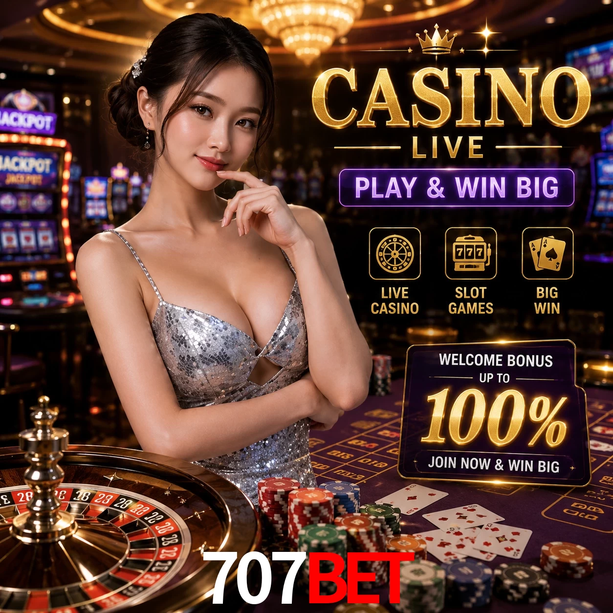 Aplicativo móvel 707Bet para iOS e Android